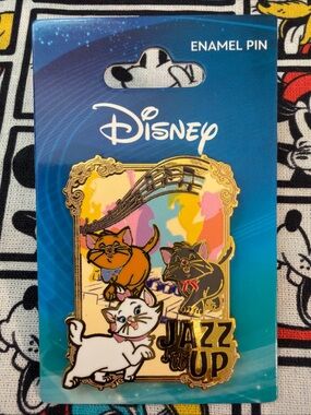 Disney The Aristocats Marie Berlioz Kittens Jazz It Up Pin New